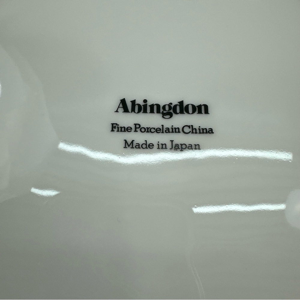 Abingdon China Dinner Plates 10 1/4" Fine Porcelain Japan Replacement - Picture 3 of 5